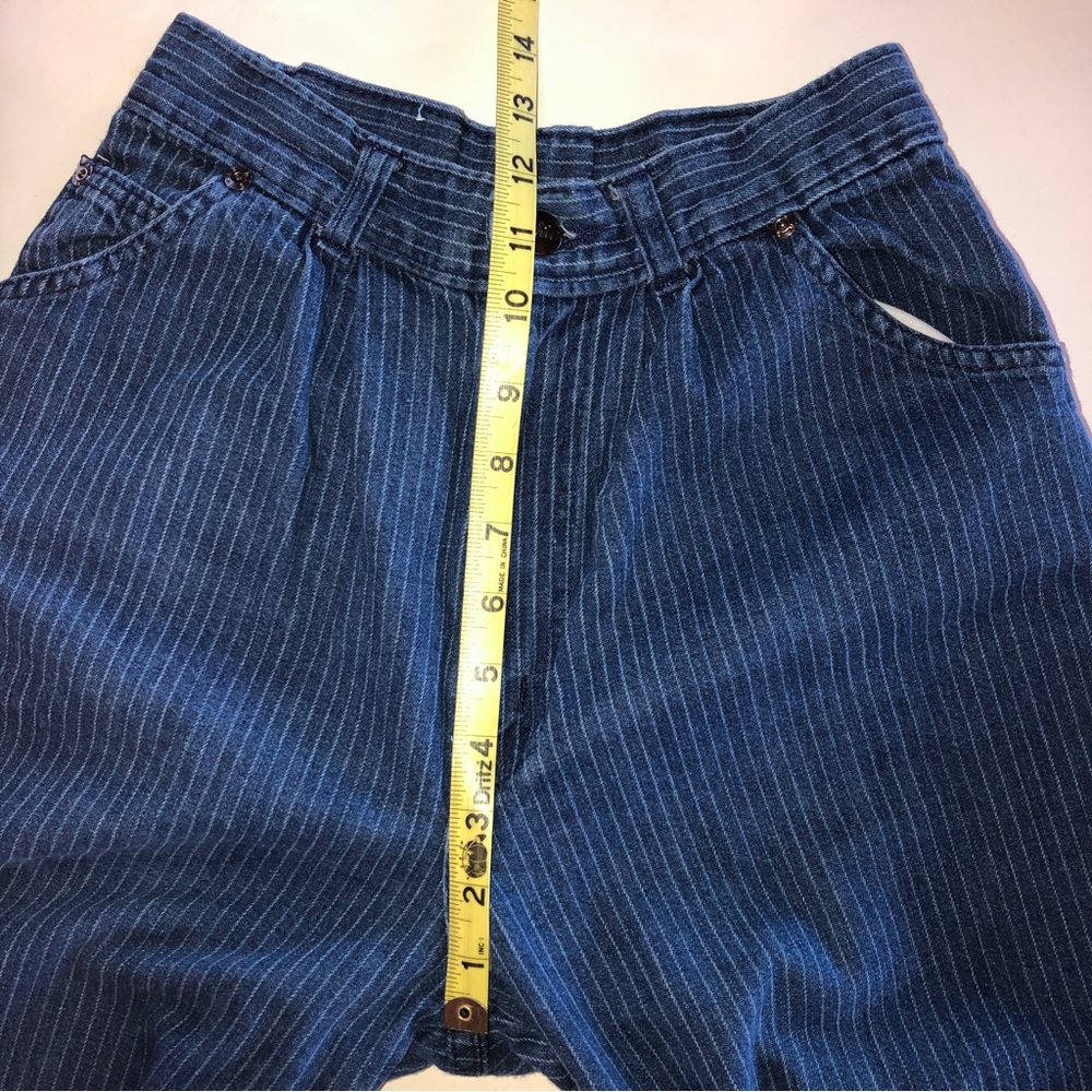 Vintage Chic by H.I.S. High Rise Pinstripe Jeans (appx 23”) - Picture 8 of 14
